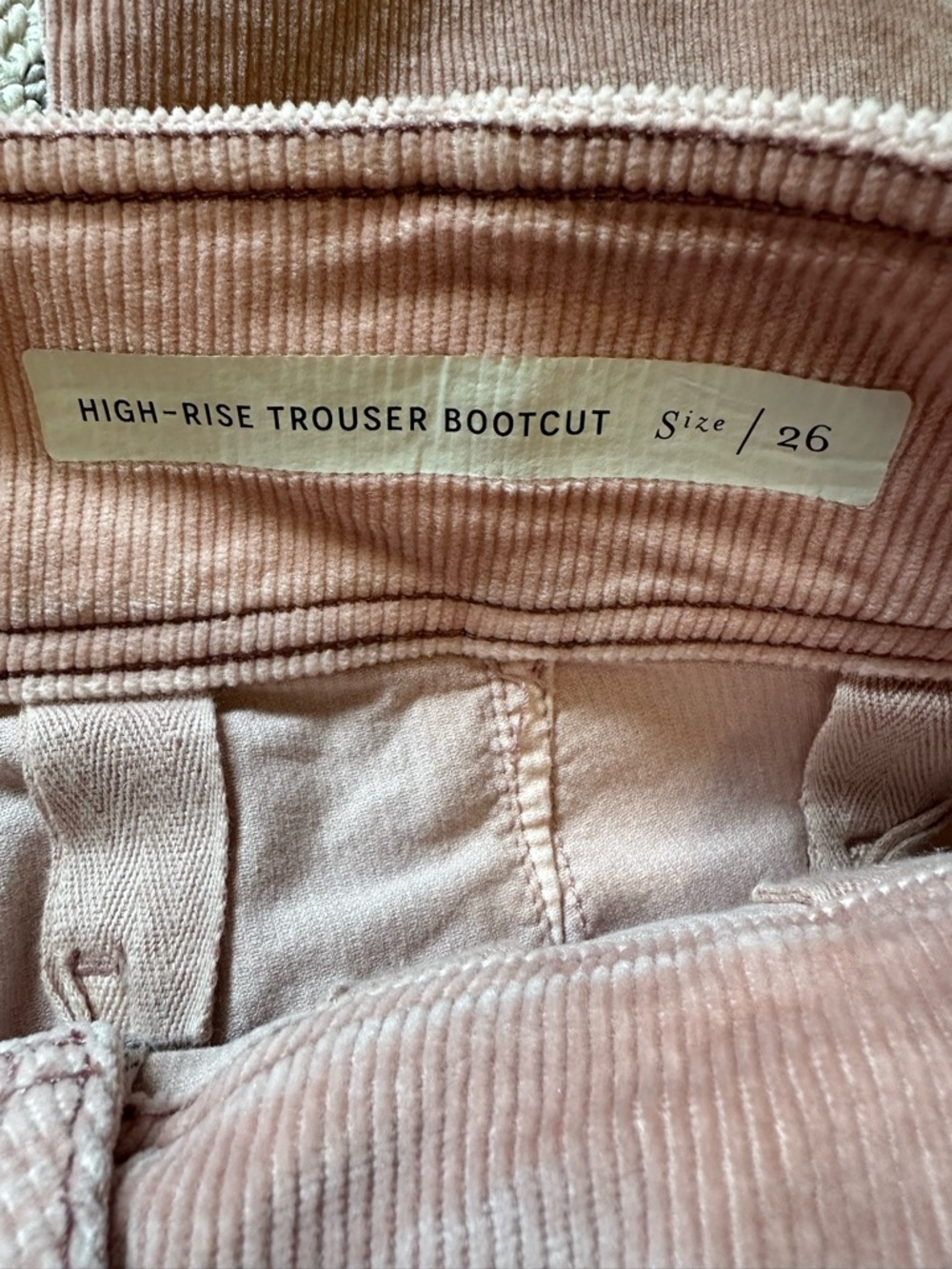 Pilcro & The Letterpress Bootcut Corduroy Pants Size 26 - Picture 6 of 7
